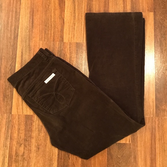 Calvin Klein Brown Cords Size 8 - Picture 1 of 3